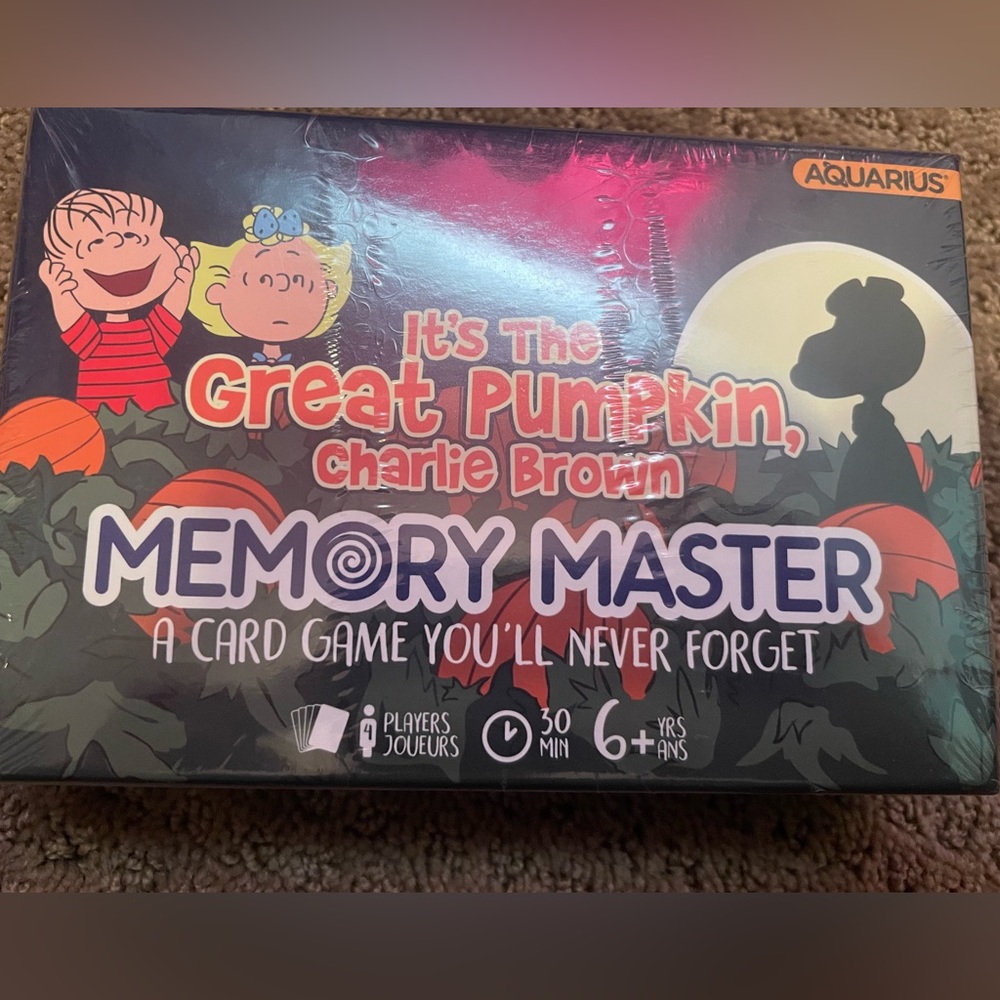 Charlie Brown memory game